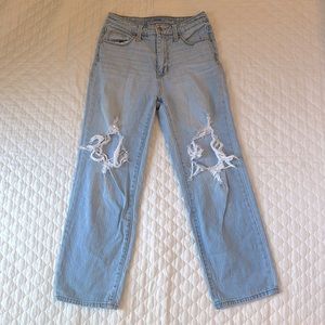 Straight leg Mom Jeans